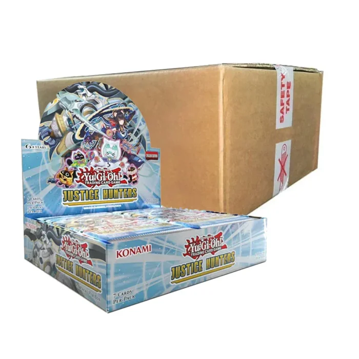 Yu-Gi-Oh! Justice Hunters Sealed Case (12x booster boxes) EU English Preorder - Image 1