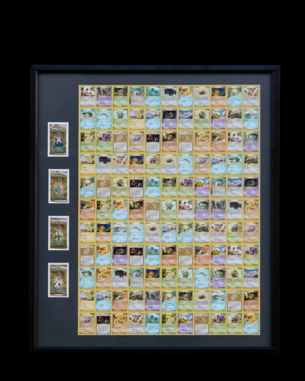 Pokémon Sandstorm Uncut Sheet Framed with Complete Artset of Booster Packs
