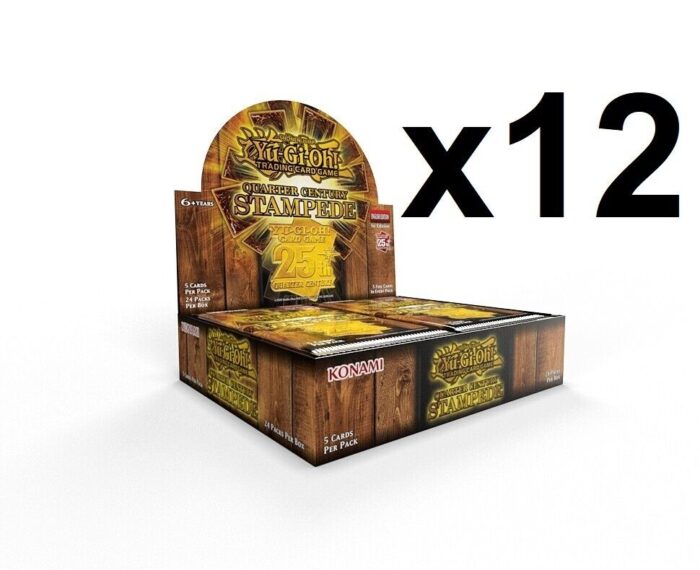 Quarter Century Stampede Sealed Case (12x booster boxes) American Print Pre-order - Image 1
