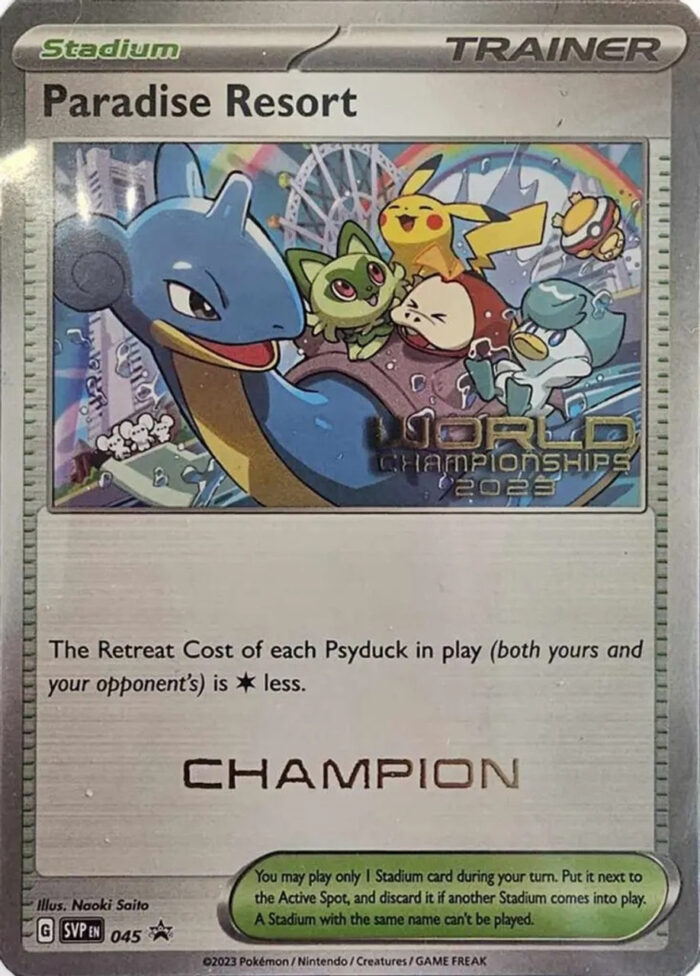 Scarlet & Violet Promo SVP045 Paradise Resort (CHAMPION) - Image 1