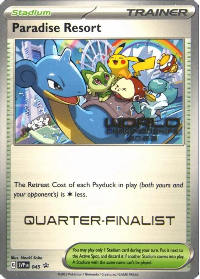 Scarlet & Violet Promo SVP045 Paradise Resort (QUARTER FINALIST) - Image 1