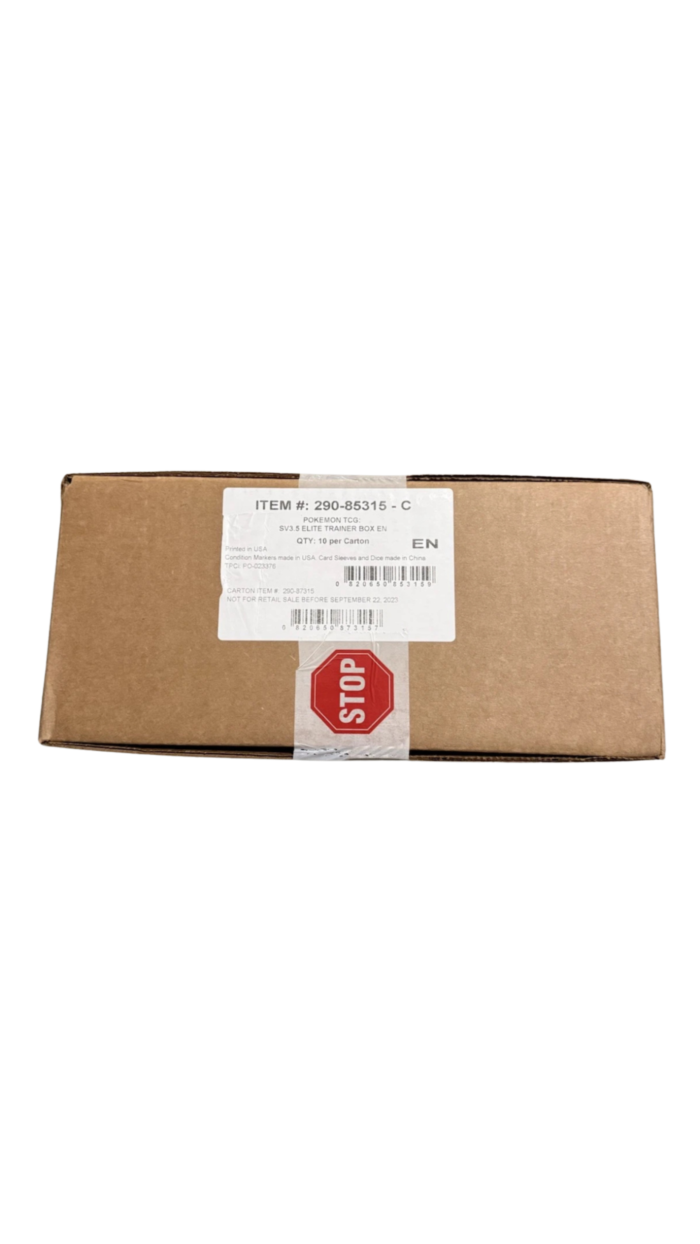 Pokémon 151 ETB Case – 10x ETB - Image 1