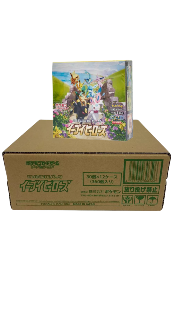 Pokémon Japanese Eevee Heroes Booster Box Sealed Case