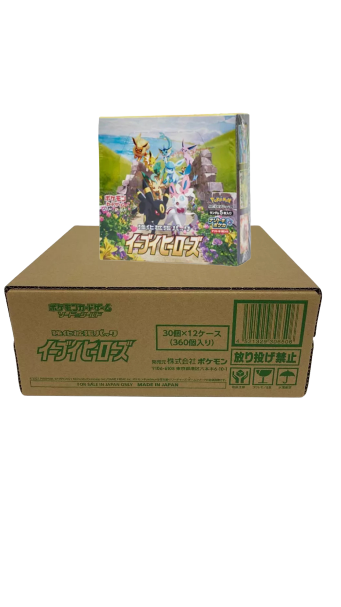 Pokémon Japanese Eevee Heroes Booster Box Sealed Case - Image 1