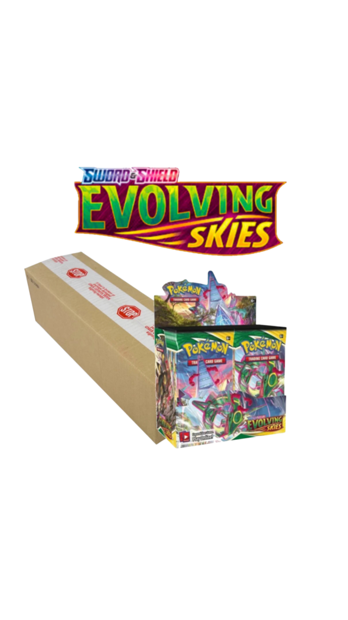 Pokémon Evolving Skies Booster Box Case - Image 1